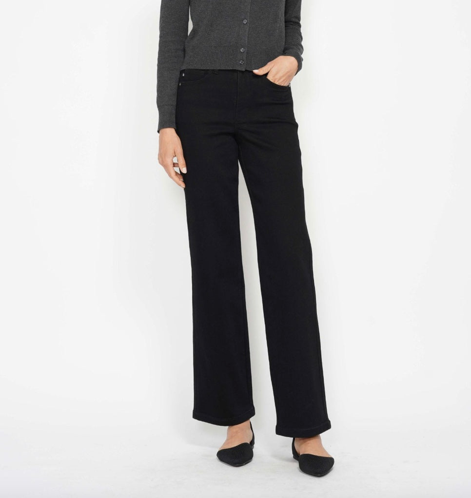 Judy Blue High Waist Tummy Control Jet Black Straight Leg Jeans  Pizzazz Beloit