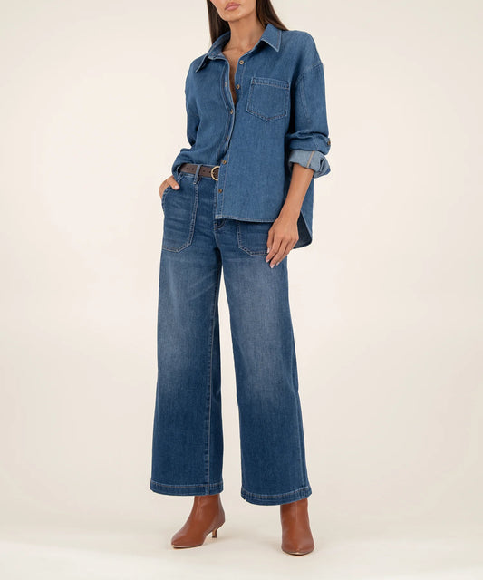 Kut From The Kloth Meg High Rise Wide Leg