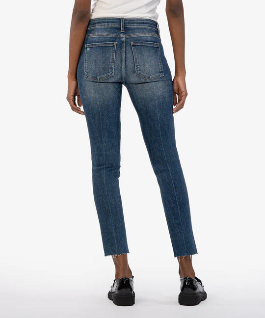 Kut From The Kloth Reese High Rise Fab Ab Ankle Straight Leg Jeans