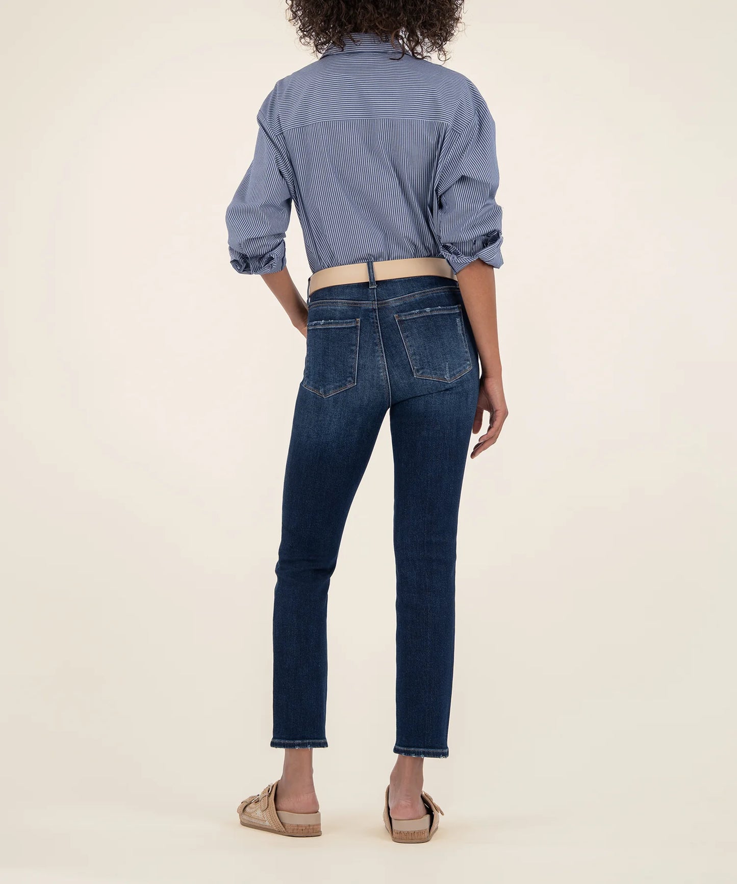 Kut From The Kloth Reese High Rise Ankle Straight Leg