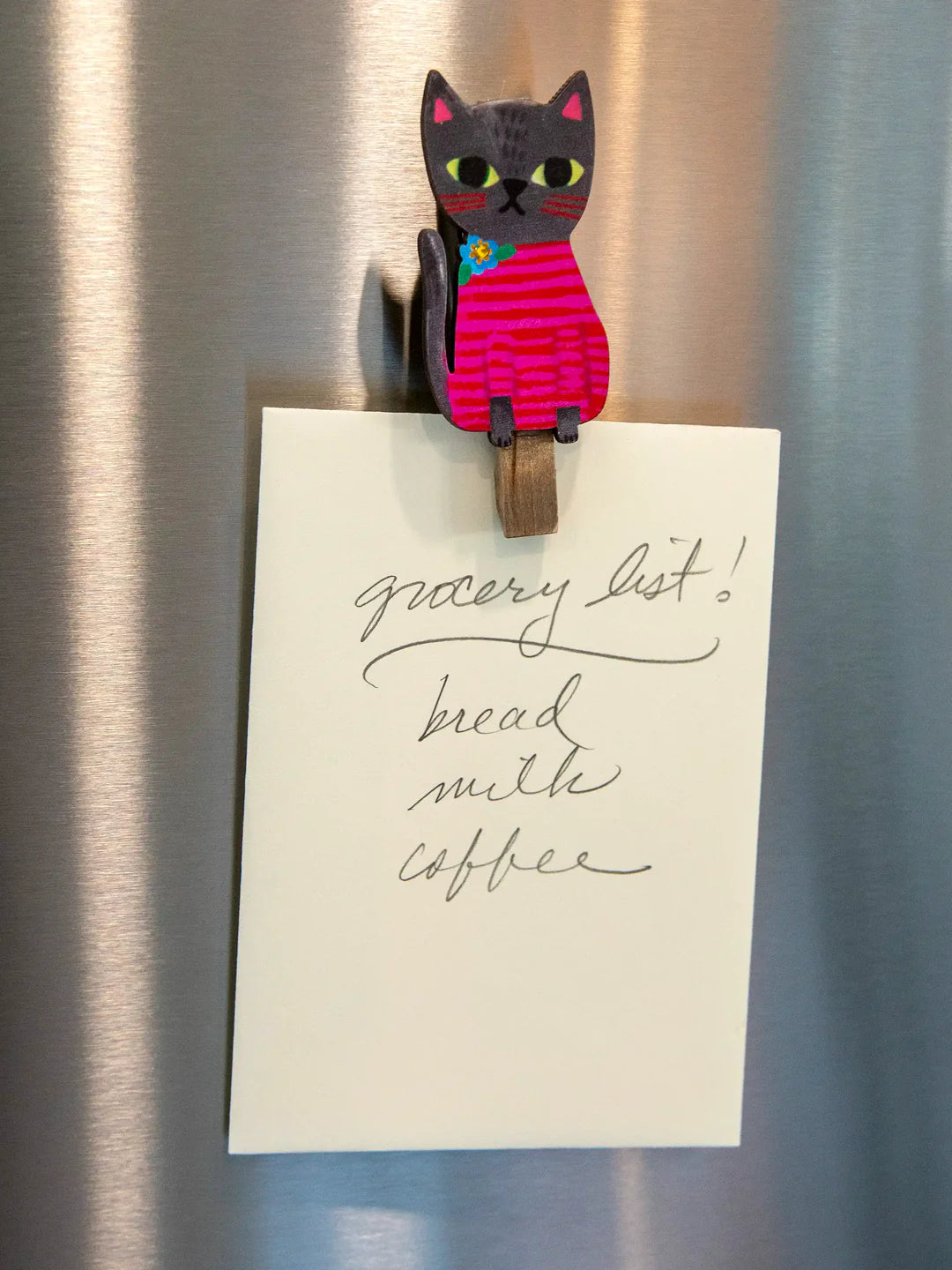 Natural Life Cat Magnet Happy Clips