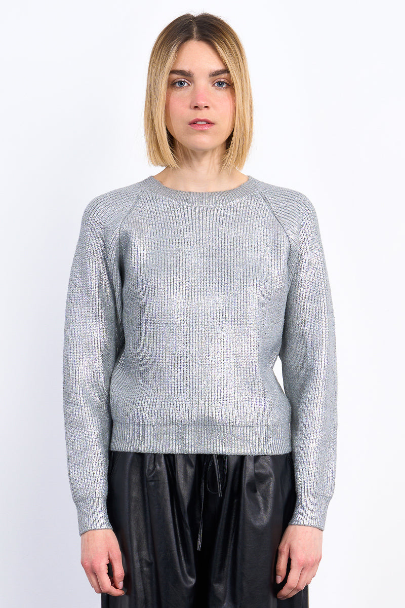 Shimmer Time Ribbed Sweater