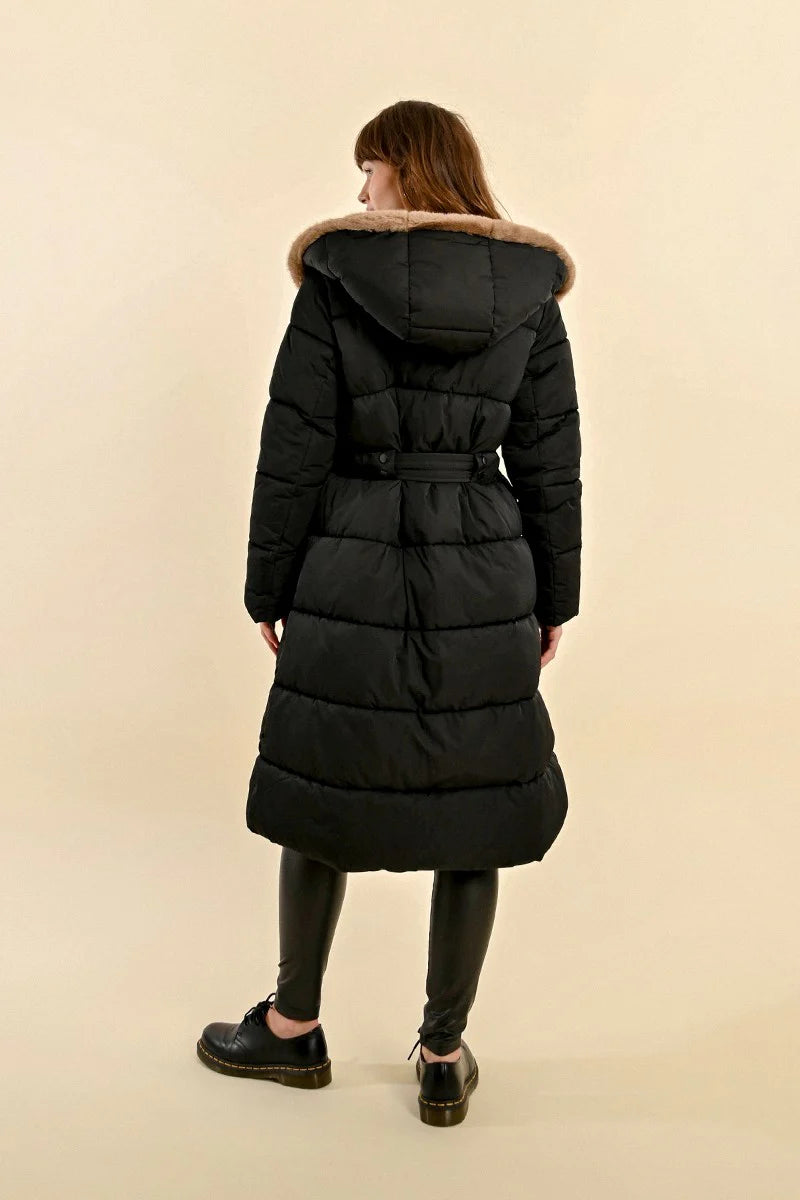 Long Fur Lined Down Jacket Pizzazz Beloit