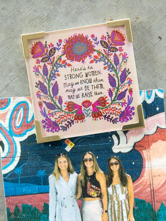 Natural Life Strong Women Corner Magnet