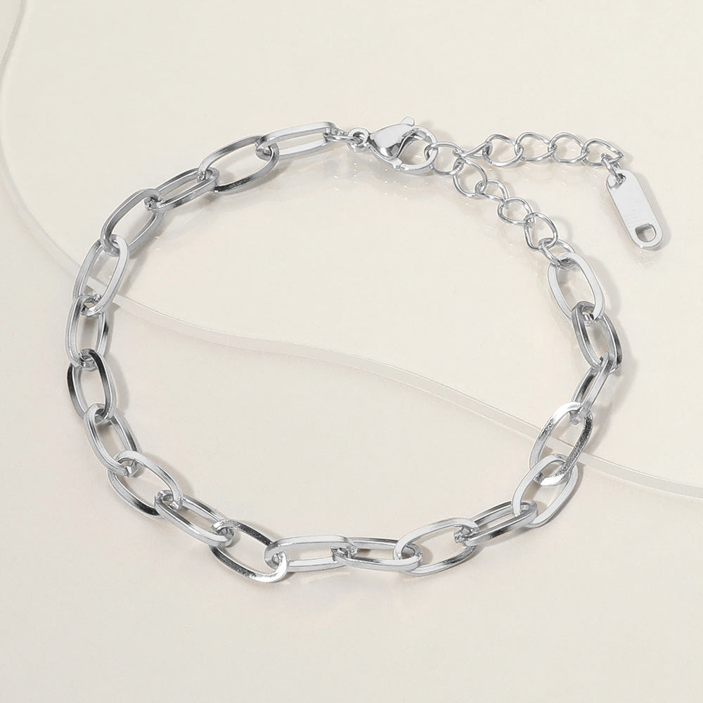 RESTOCKED Stainless Steel Paperclip Chain Bracelet Stainless Steel Paperclip Chain Bracelet Stainless Steel Paperclip Chain Bracelet Stainless Steel Paperclip Chain Bracelet