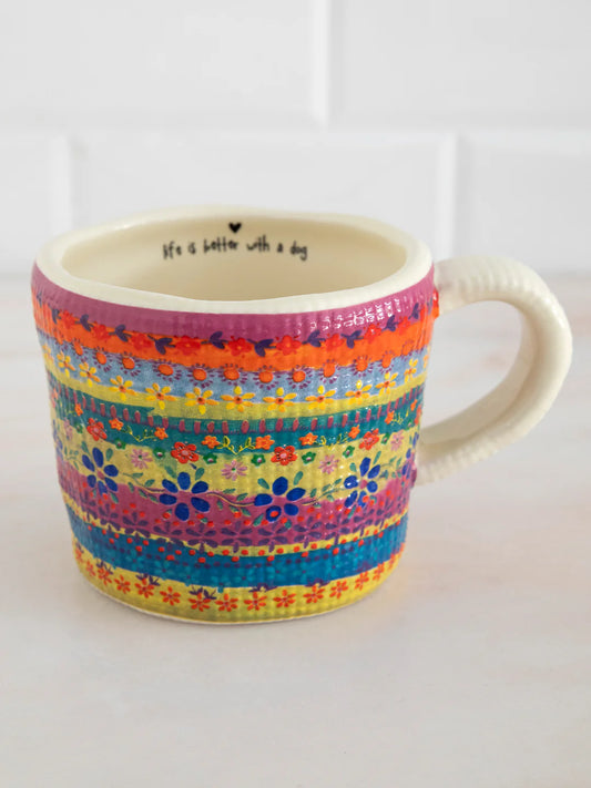 Natural Life Dog Peek-A-Boo Coffee Mug