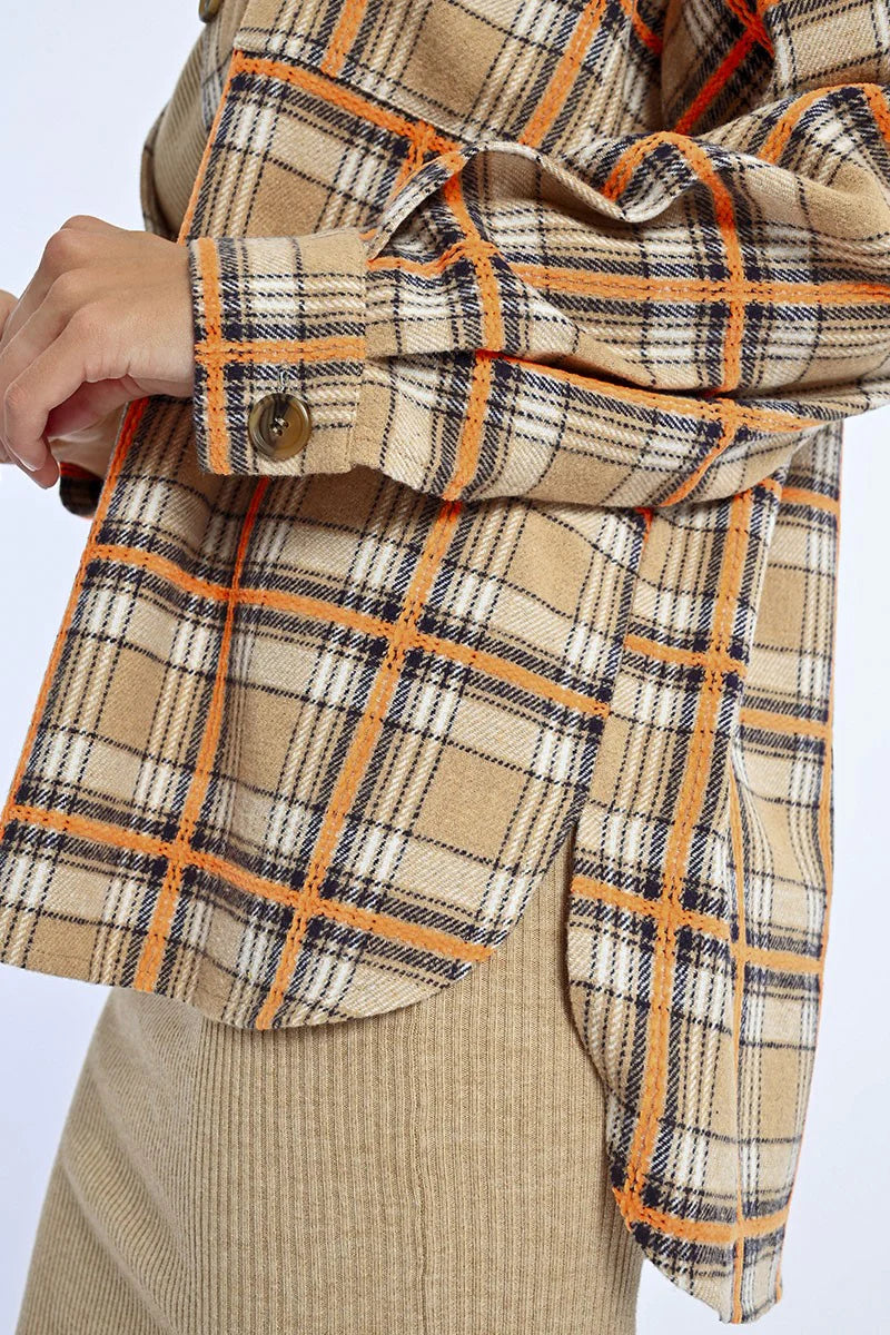 Must Have Relaxed Fit Checkered Boyfriend Shirt Pizzazz Beloit