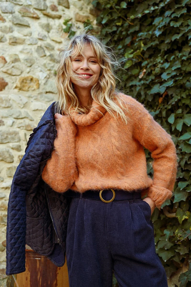 Oversized Twisted Knit Sweater Pizzazz Beloit