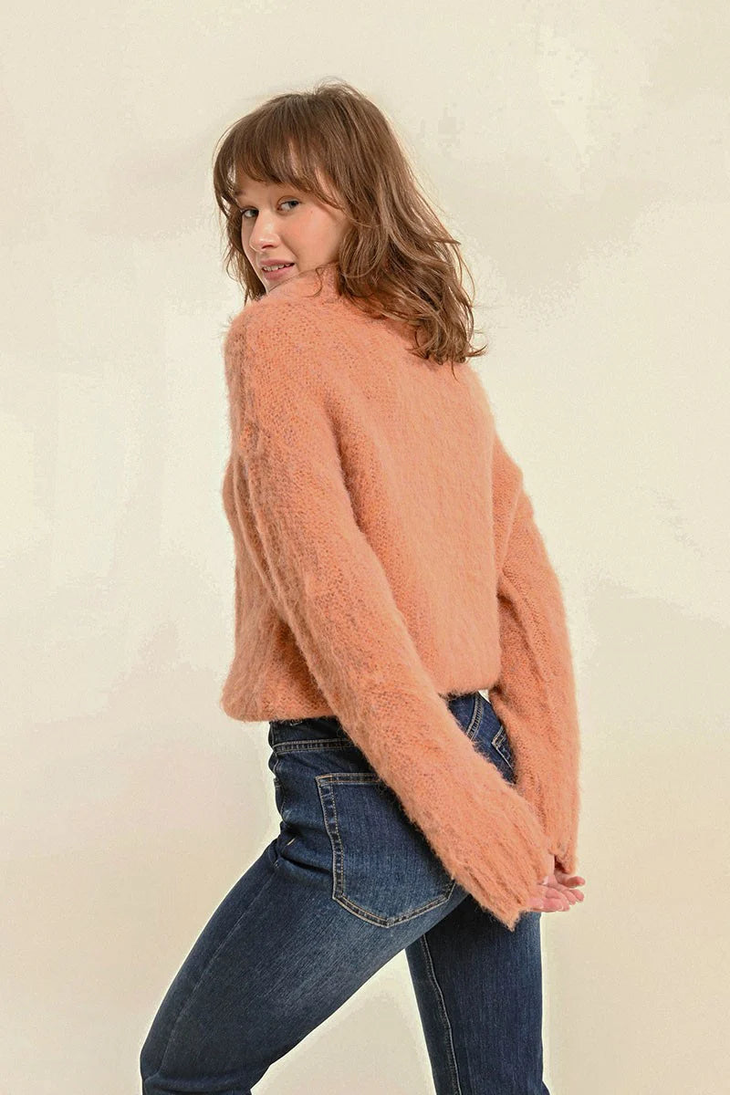 Oversized Twisted Knit Sweater Pizzazz Beloit