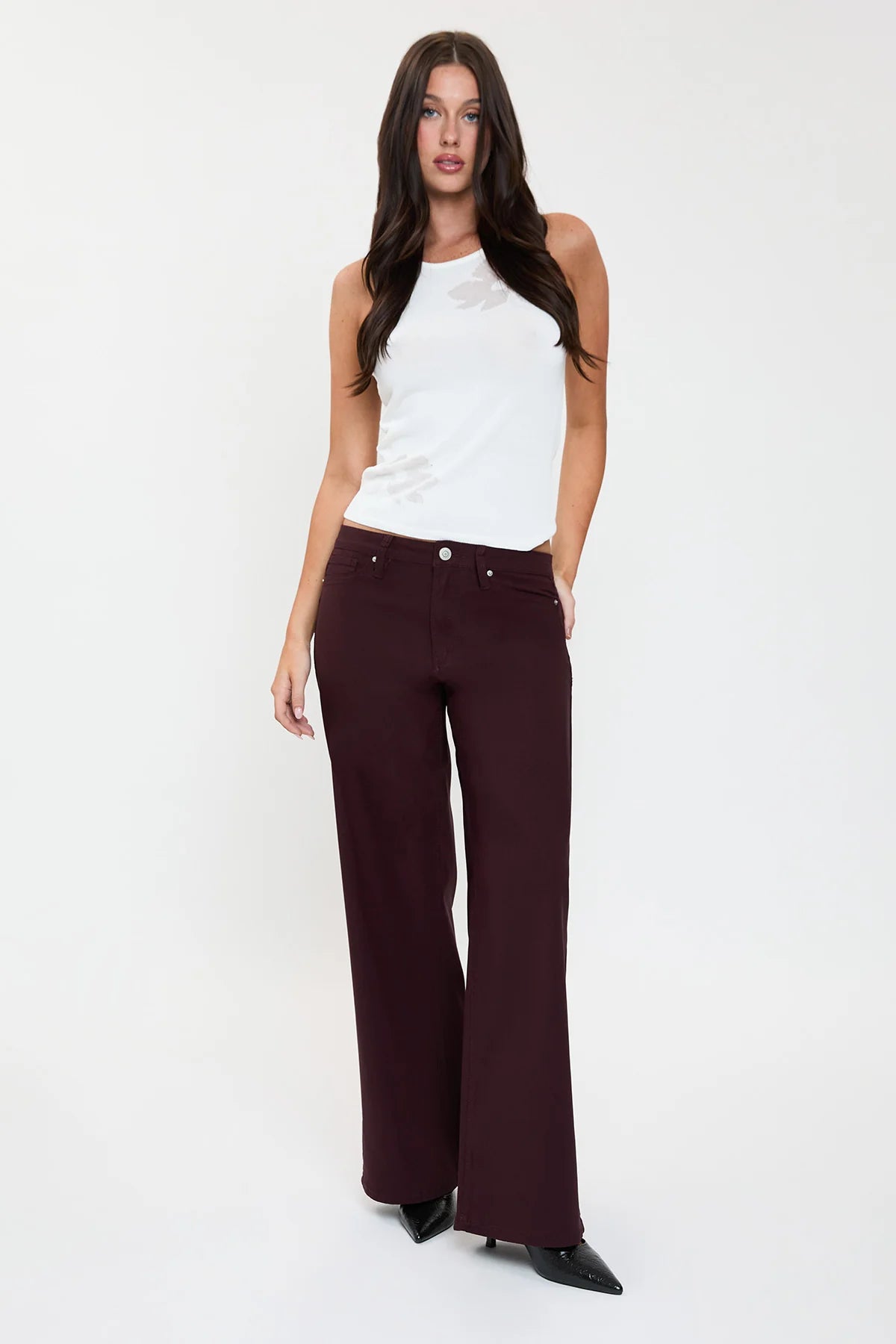 Berry Bold Hyperstretch Wide Leg