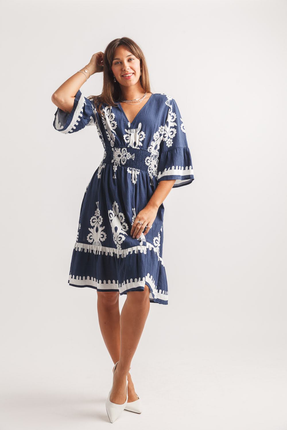 Free Spirit Boho V-Neck Dress