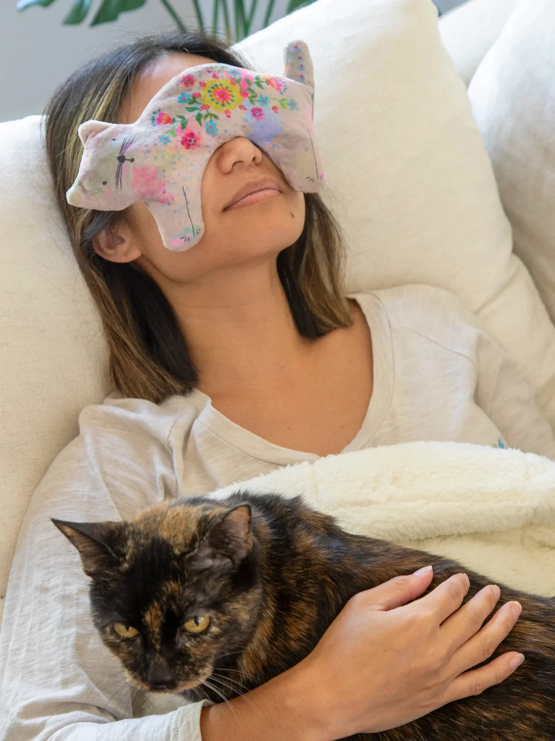 Cat Weighted Eye Mask