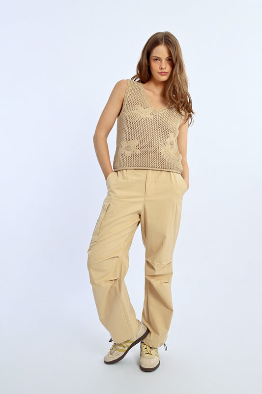 Retro Style Relaxed Fit Parachute Pant Pizzazz Beloit