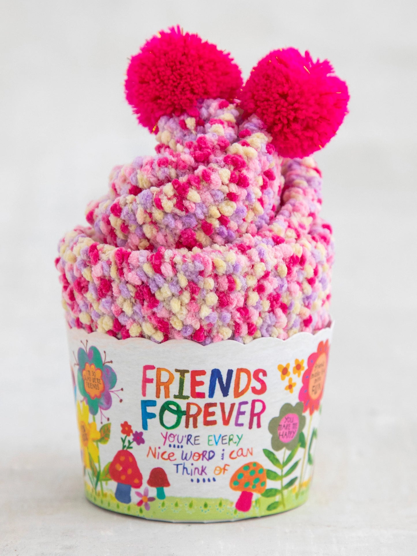 Friends Forever Cozy Cupcake Socks