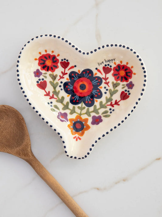Heart Ceramic Spoon Rest