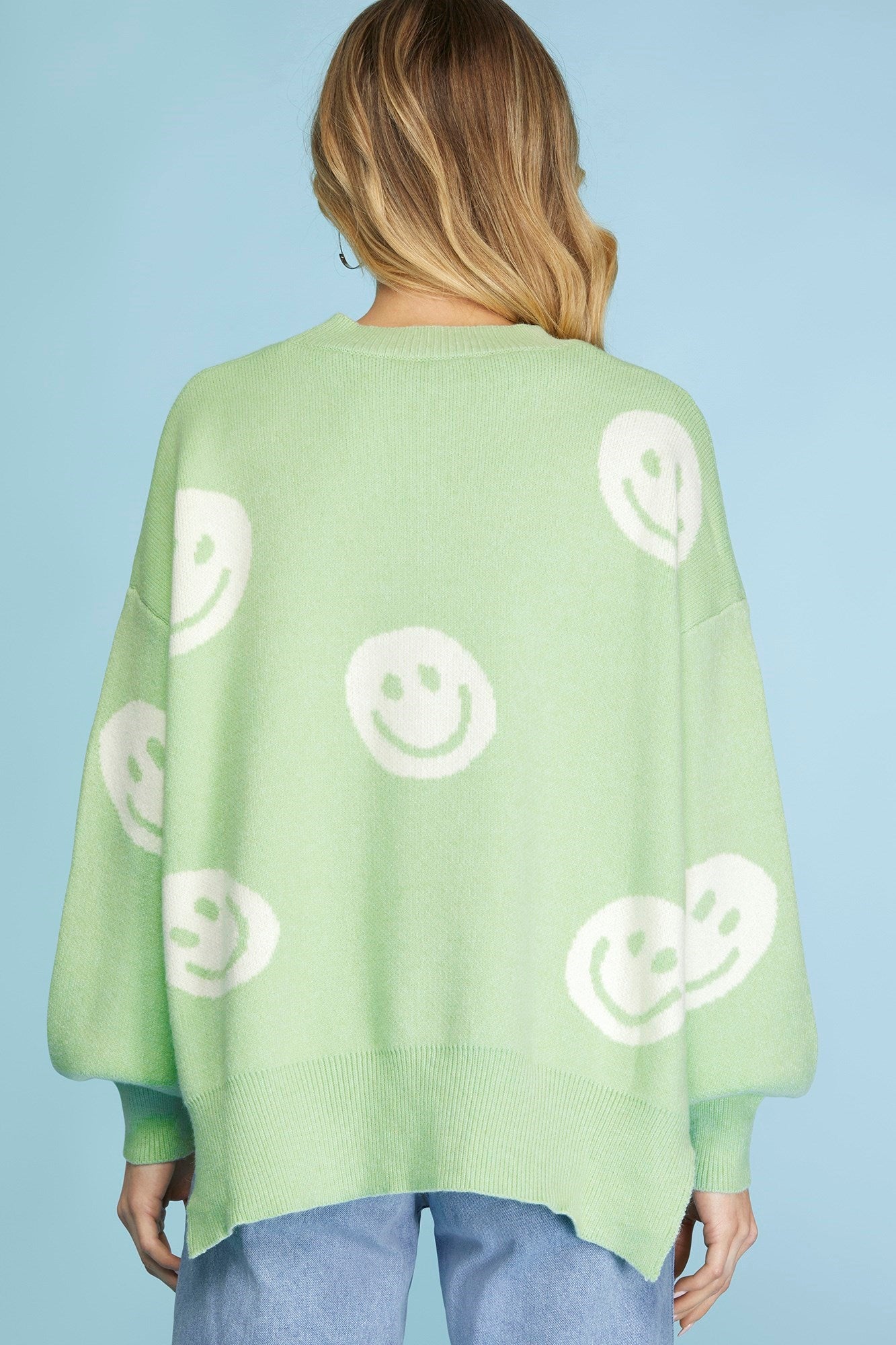 Smiley face sweater online