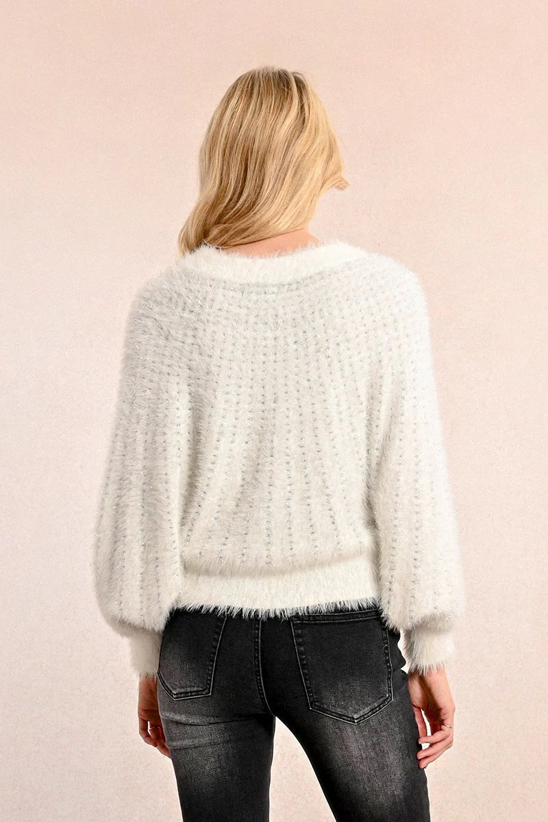 Sparkly Sequin Batwing Sweater Pizzazz Beloit