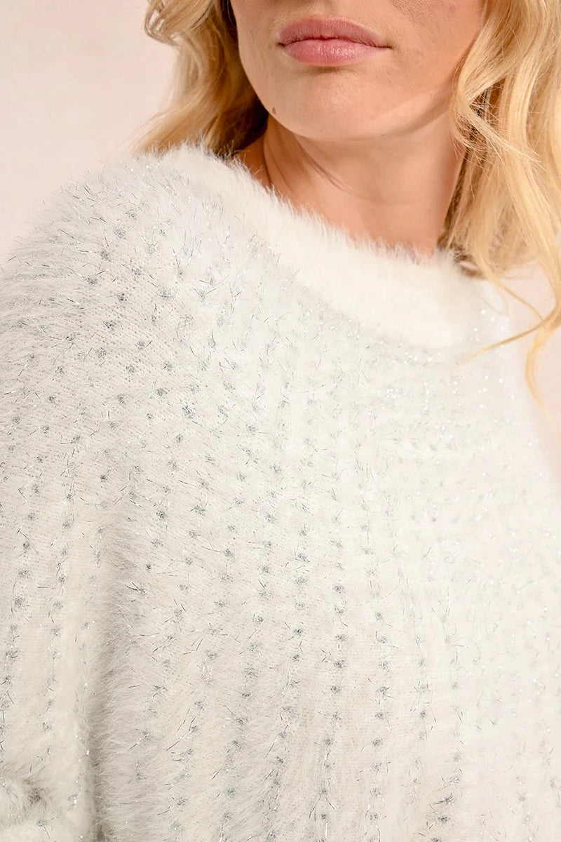 Sparkly Sequin Batwing Sweater Pizzazz Beloit