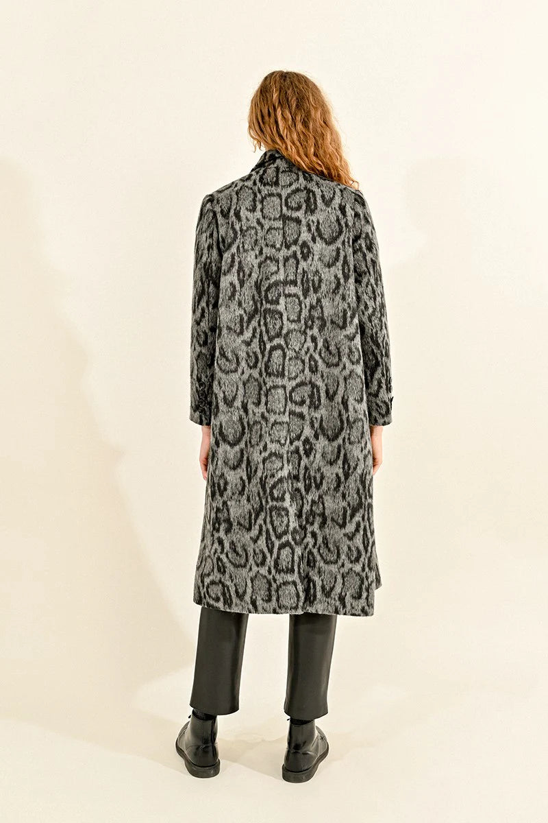 Statement Leopard Print Coat Pizzazz Beloit