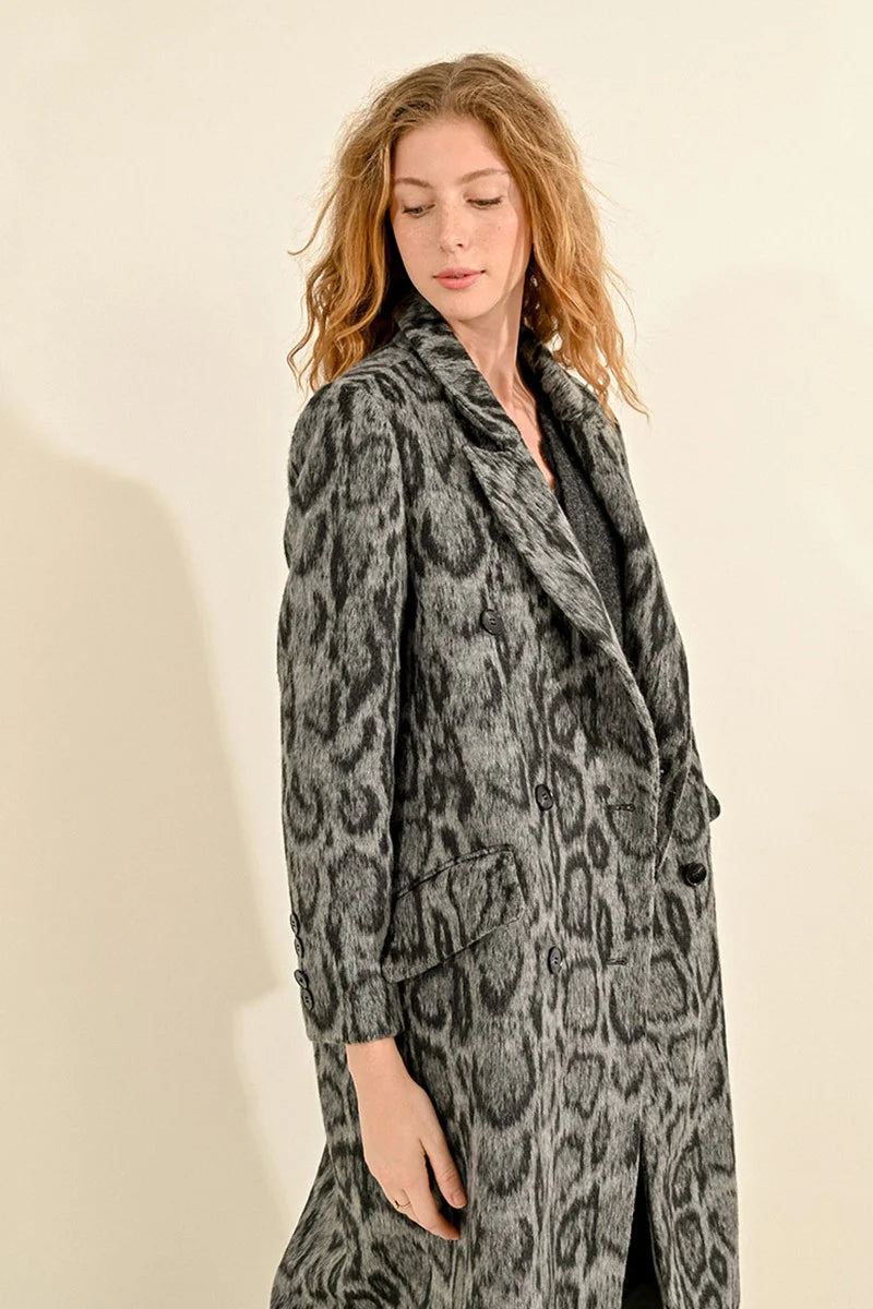 Statement Leopard Print Coat Pizzazz Beloit
