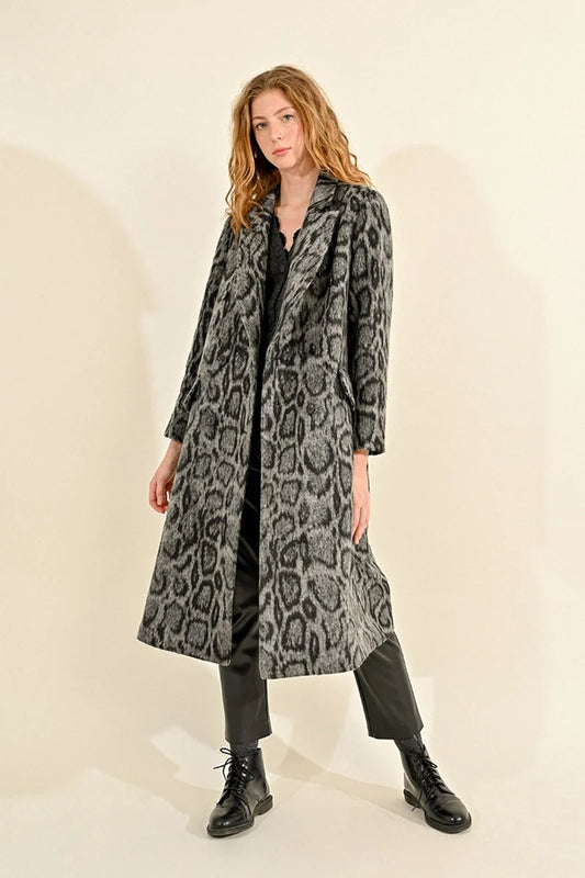 Statement Leopard Print Coat Pizzazz Beloit