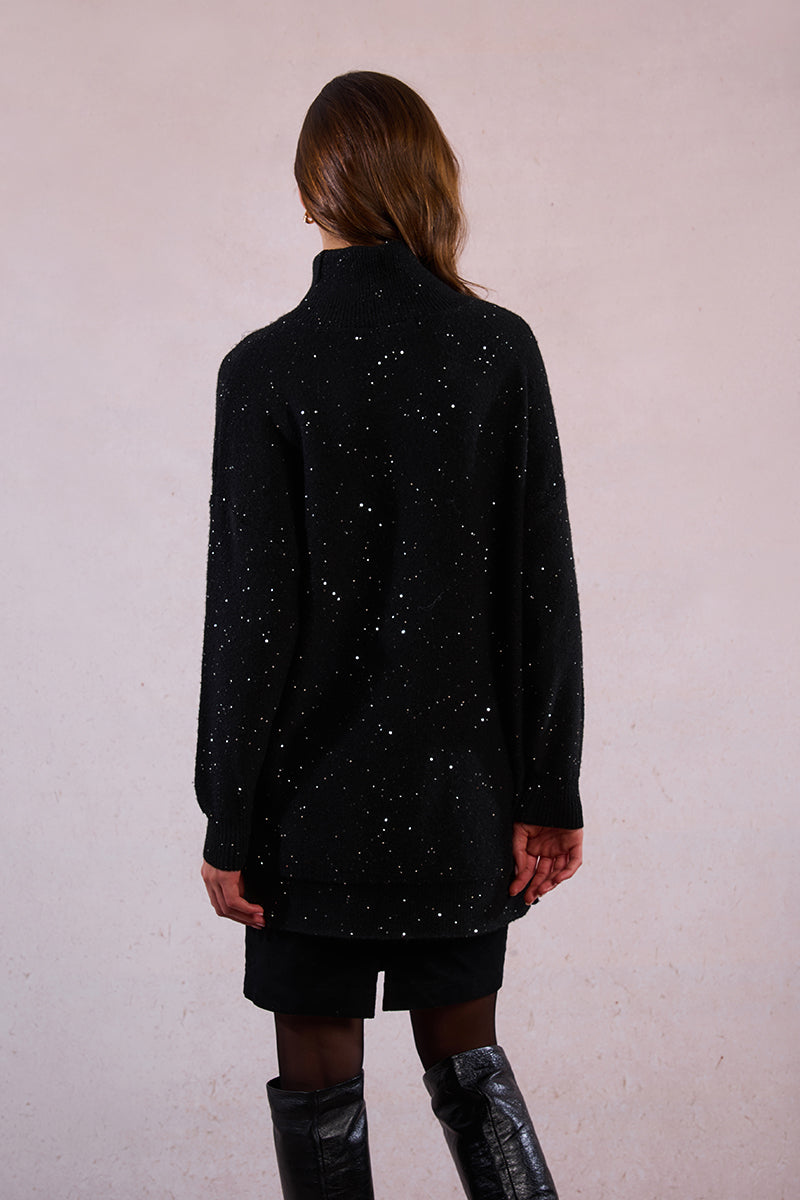 Sparkle & Snuggle Turtleneck Tunic