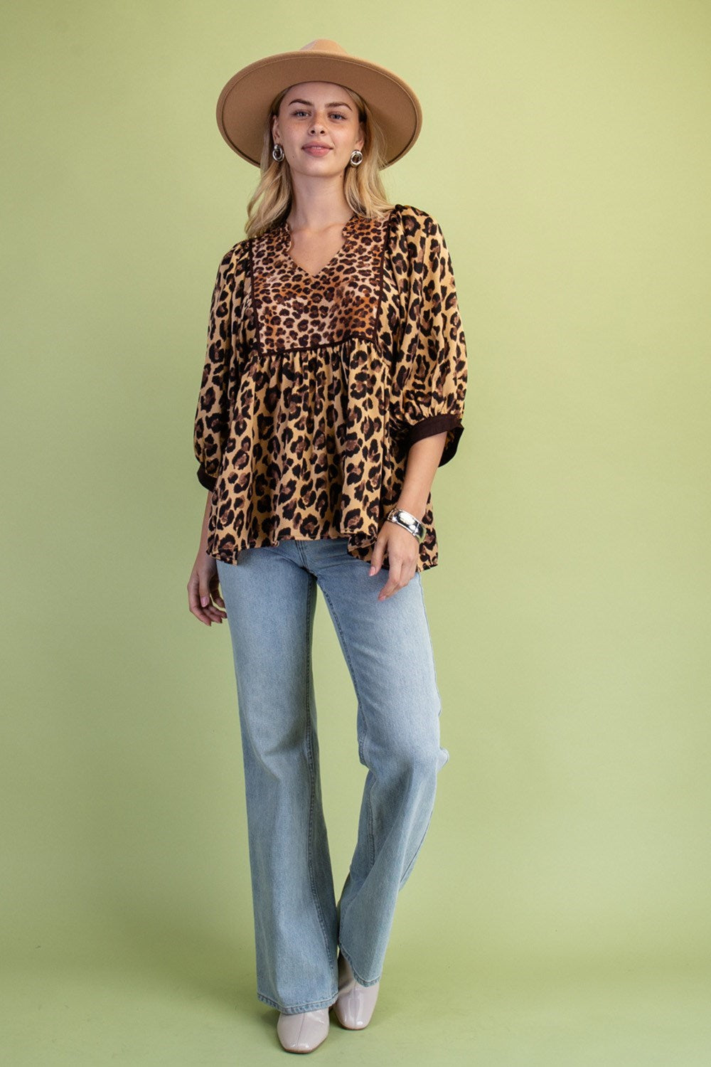 Wild at Heart Babydoll Top