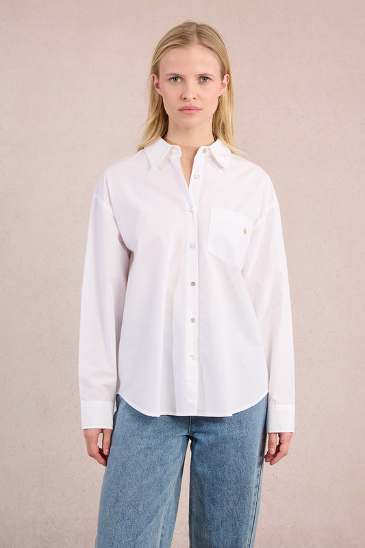 Lucky Charm Button-Up Blouse