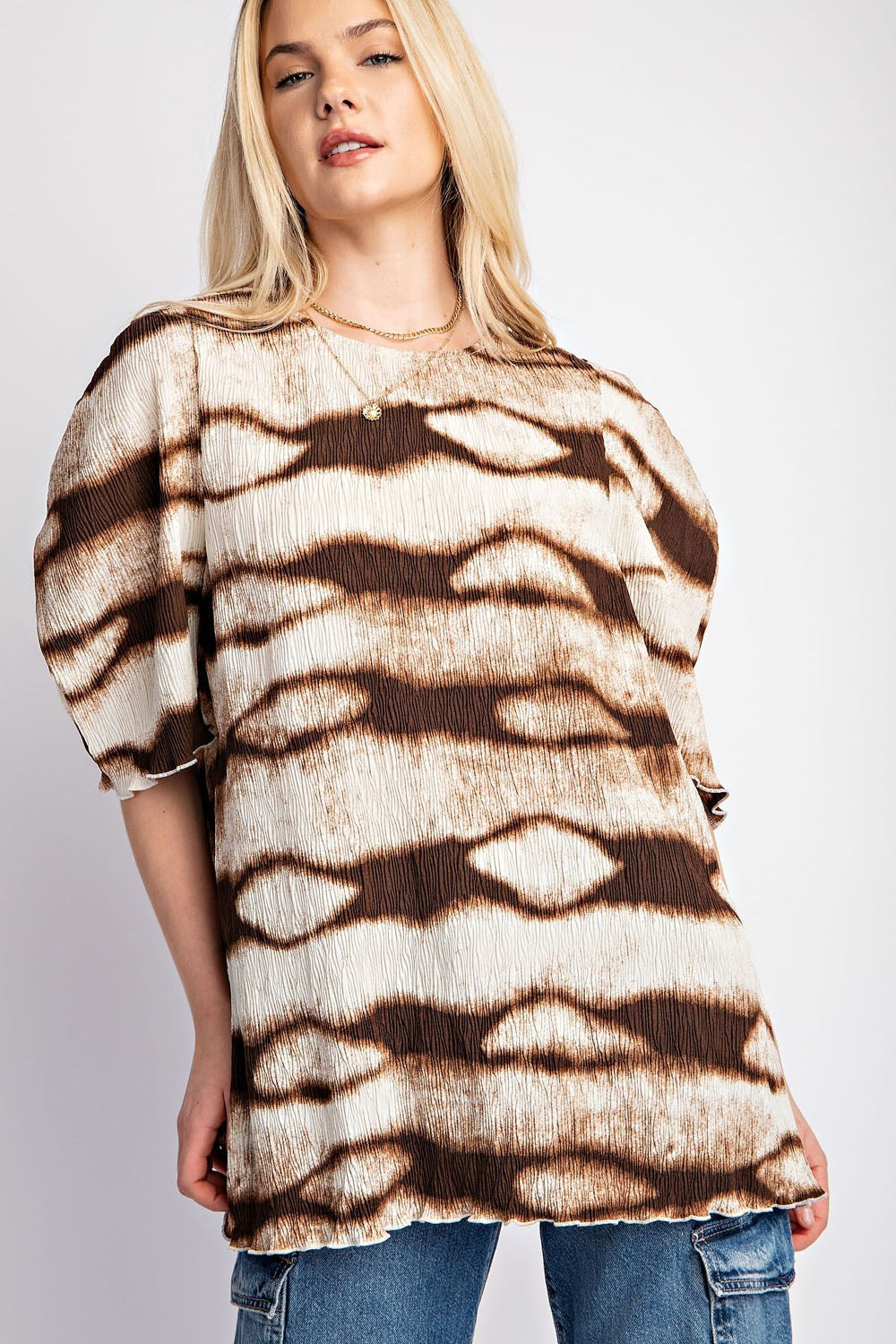 Bold & Breezy Puff Sleeve Top
