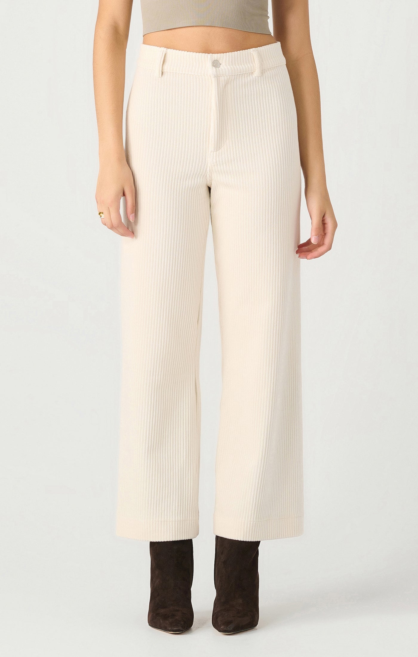 Wide Leg Corduroy Ankle Pant Pizzazz Beloit