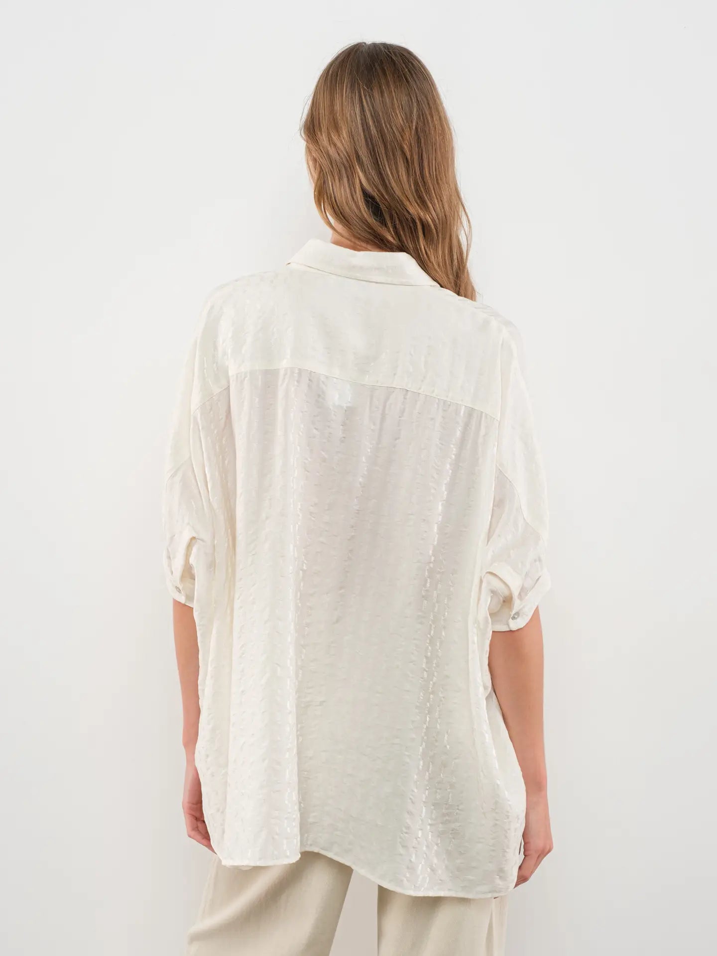 Cozy Vibes Oversized Textured Shirt