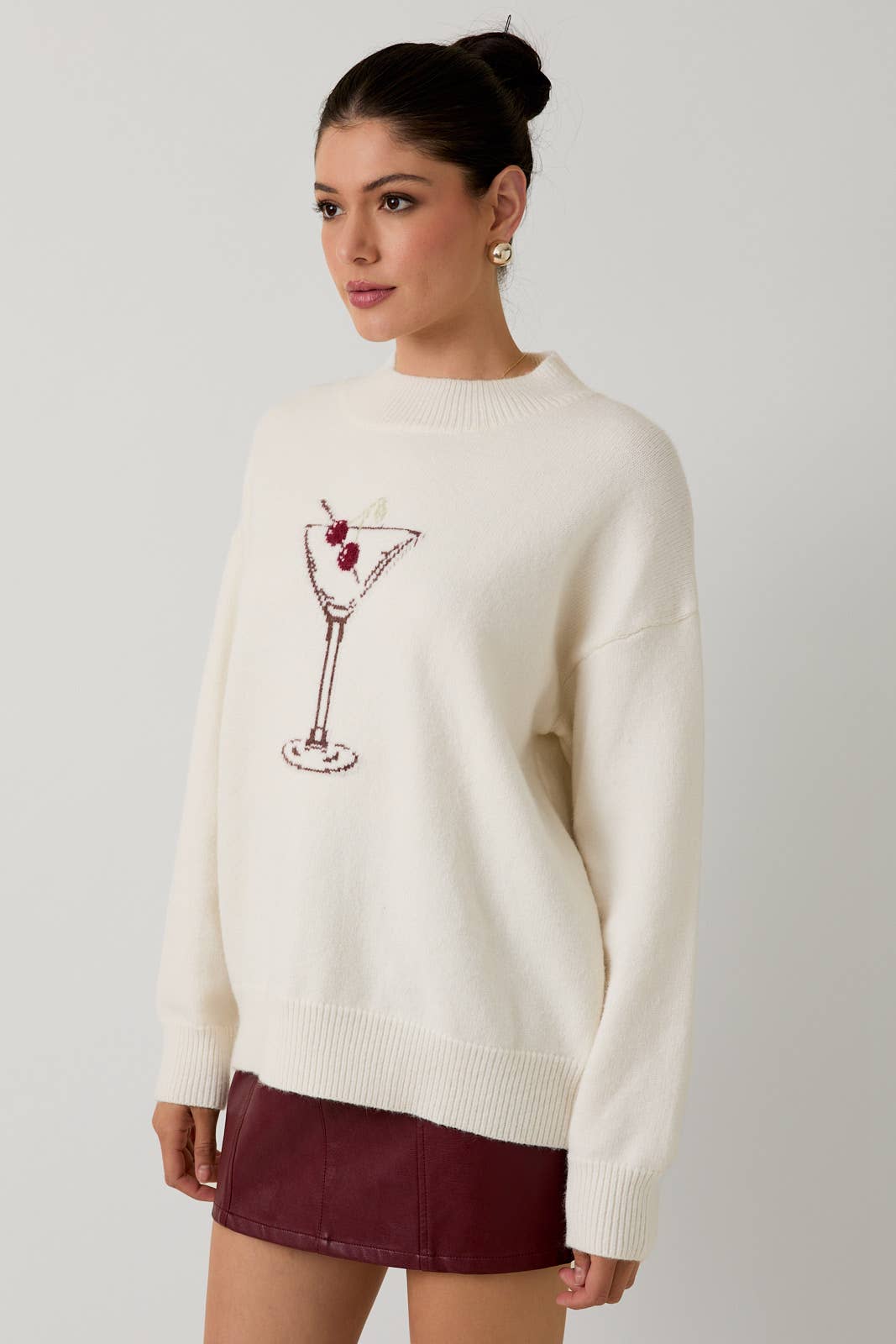 Cherry on Top Graphic Sweater