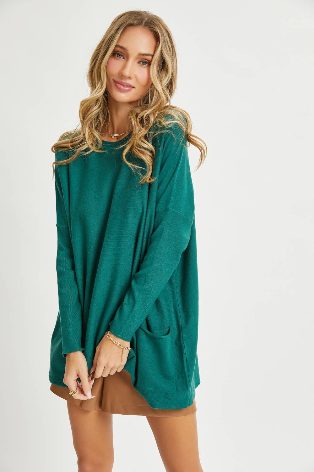 Comfy Oversized Tunic Sweater