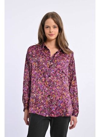 Vibrant Colorburst Button Up Shirt