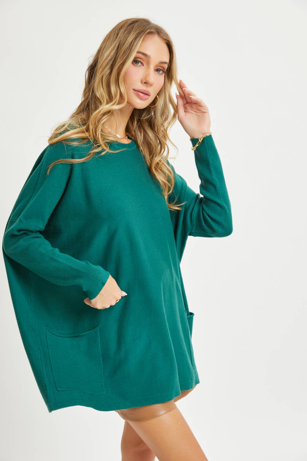 Comfy Oversized Tunic Sweater