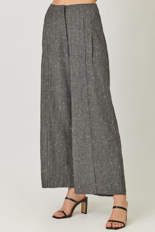 Shimmer & Stride Pinstripe Trousers