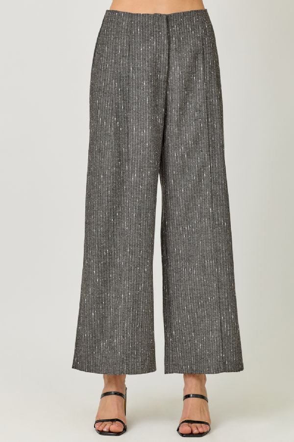 Shimmer & Stride Pinstripe Trousers