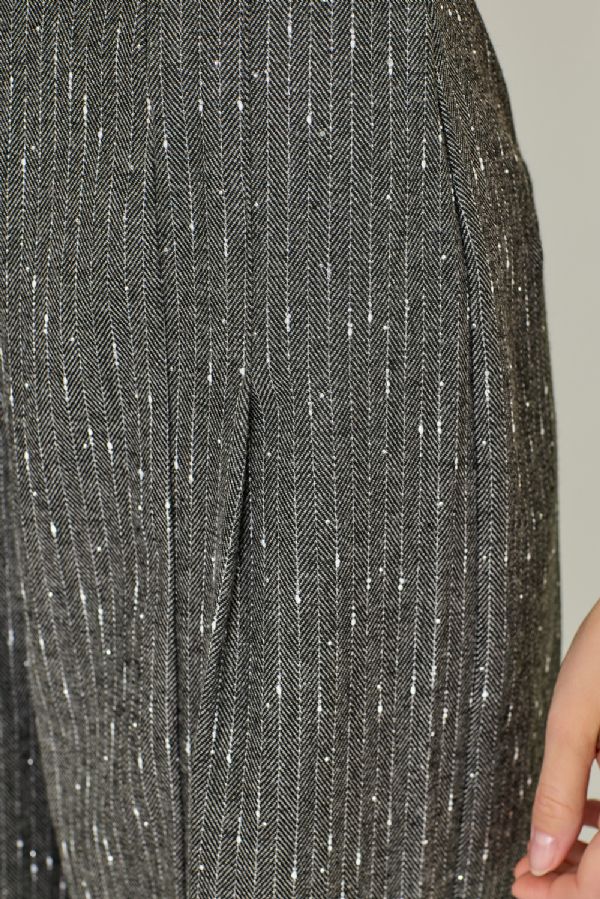 Shimmer & Stride Pinstripe Trousers