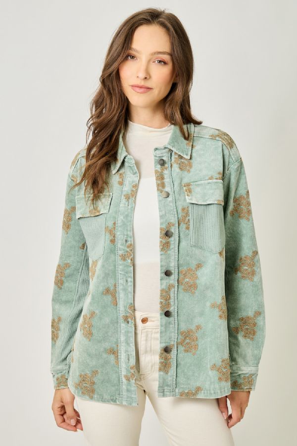 Wildflower Wash Corduroy Jacket