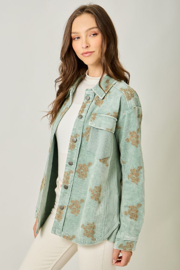 Wildflower Wash Corduroy Jacket