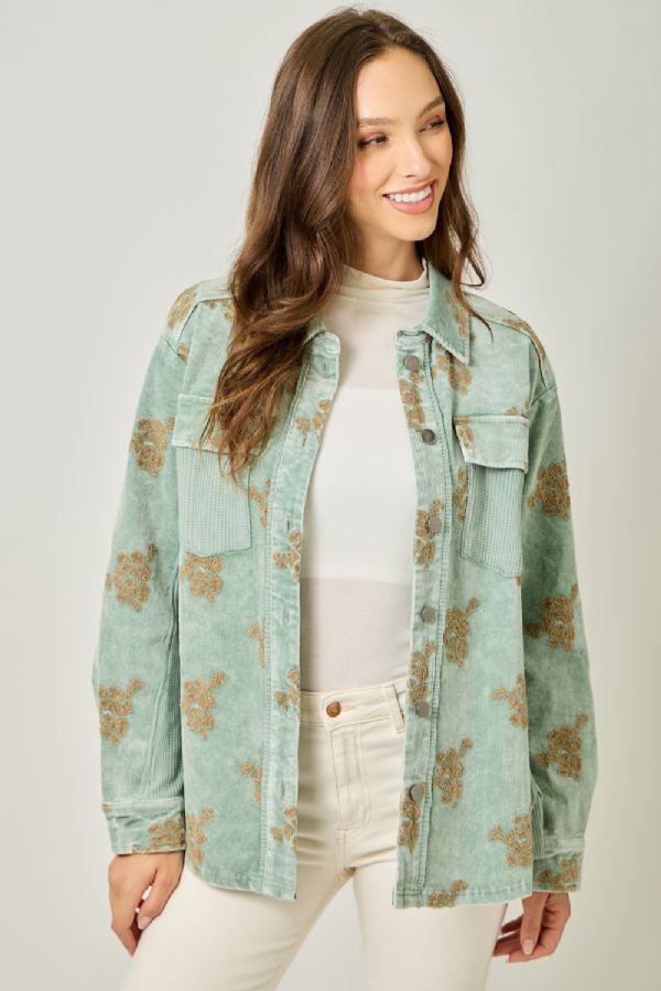 Wildflower Wash Corduroy Jacket