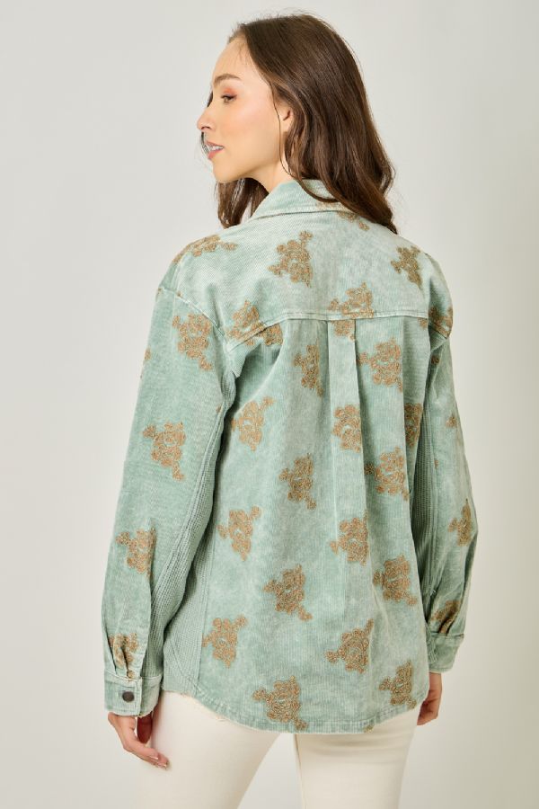 Wildflower Wash Corduroy Jacket