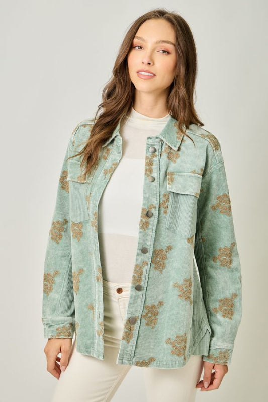 Wildflower Wash Corduroy Jacket