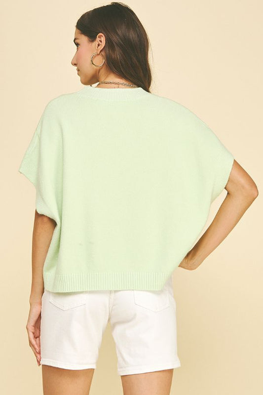 Mint to Be Sweater Top