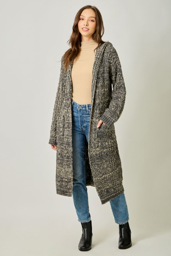 Cozy Cable Midi Cardigan