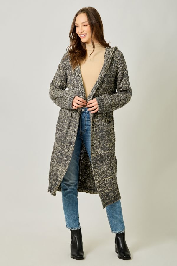 Cozy Cable Midi Cardigan
