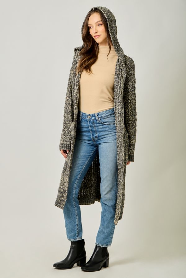 Cozy Cable Midi Cardigan