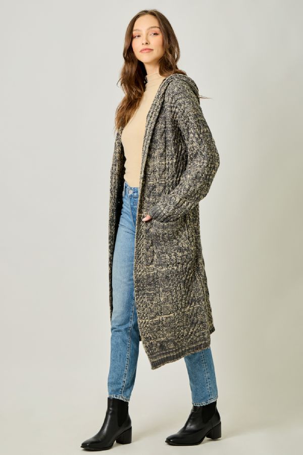 Cozy Cable Midi Cardigan