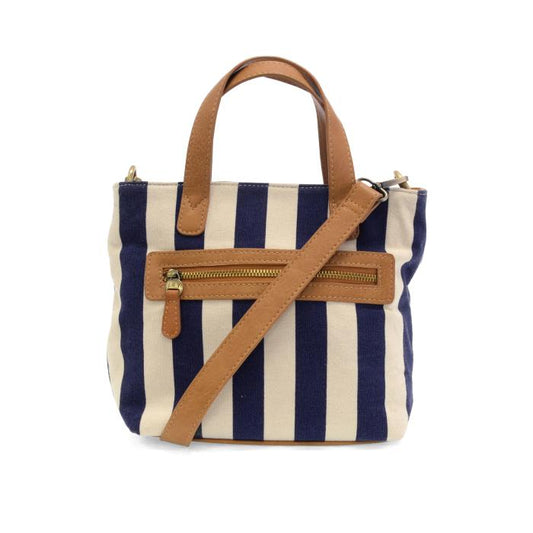 Awning Stripe Mini Canvas Tote