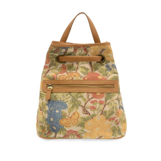 Botanical Floral Canvas Backpack